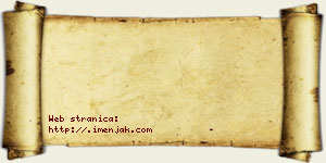 Luna Aksentijević vizit kartica